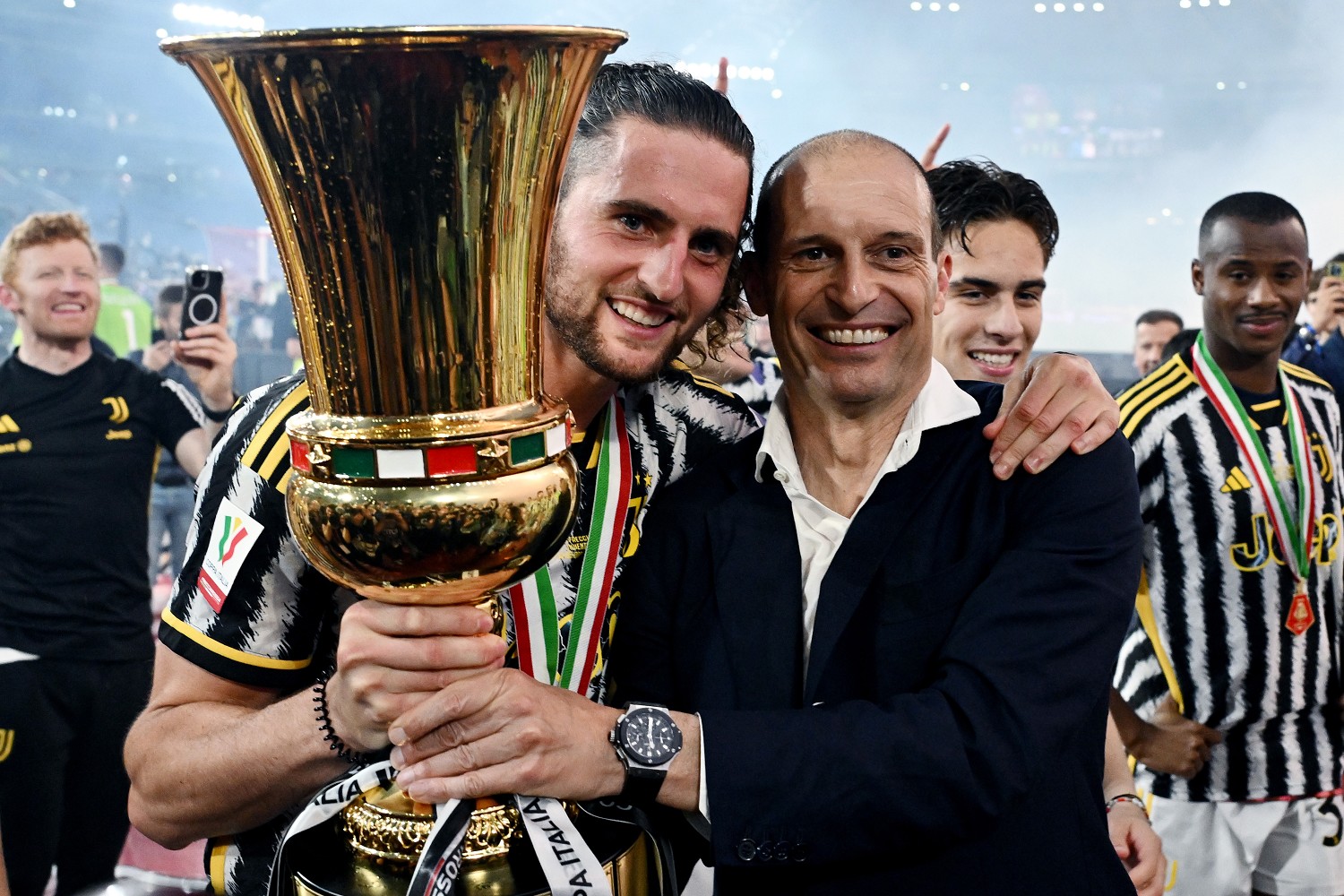 allegri rabiot juventus