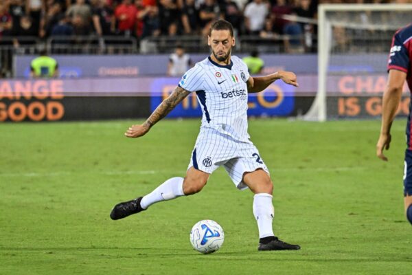 IPA88632770 - Hakan Calhanoglu of Inter during Cagliari Calcio vs Inter - FC Internazionale, Italian soccer Serie A match in Cagliari, Italy, August 30 2026